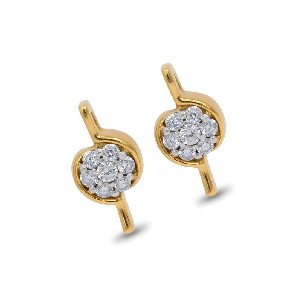๐ Stylish Sterling Silver Earrings | Brilliant Moissanite-Inspired Shine | Hypoallergenic & Long-Lasting Design