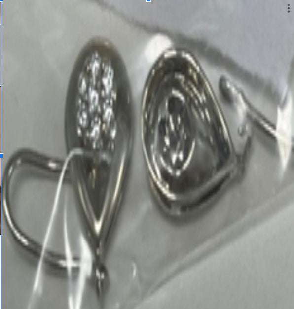 π 925 Silver CVD Diamond Earrings | Elegant & Dainty Sparkle