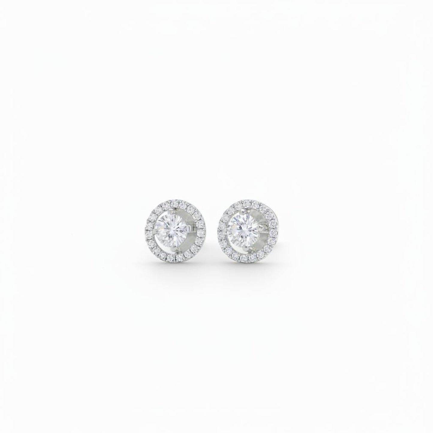 💎 Elegant 2.38 Ct Side Diamond Earrings | Sterling Silver | DEF VVS–VS