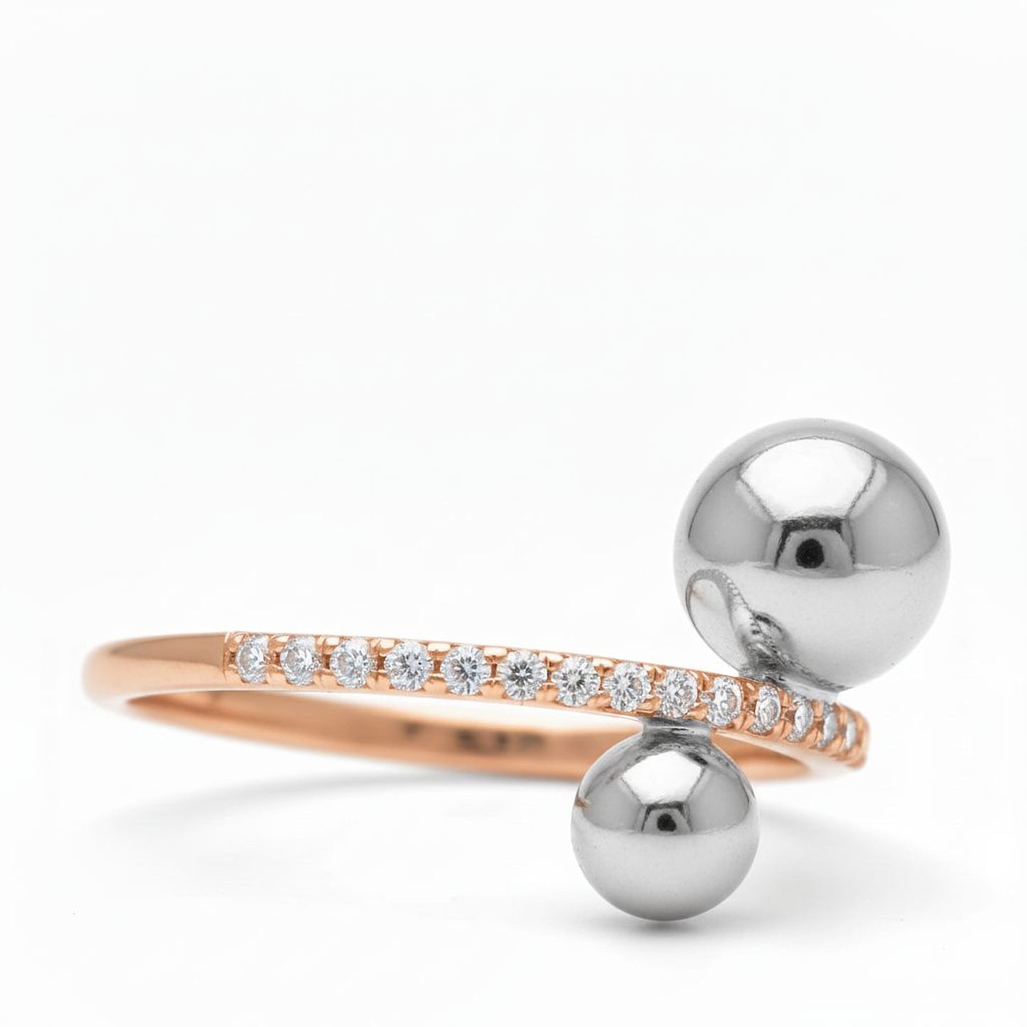 ✨ Stylish 925 Sterling Silver Side Diamond Ring | Premium Shine