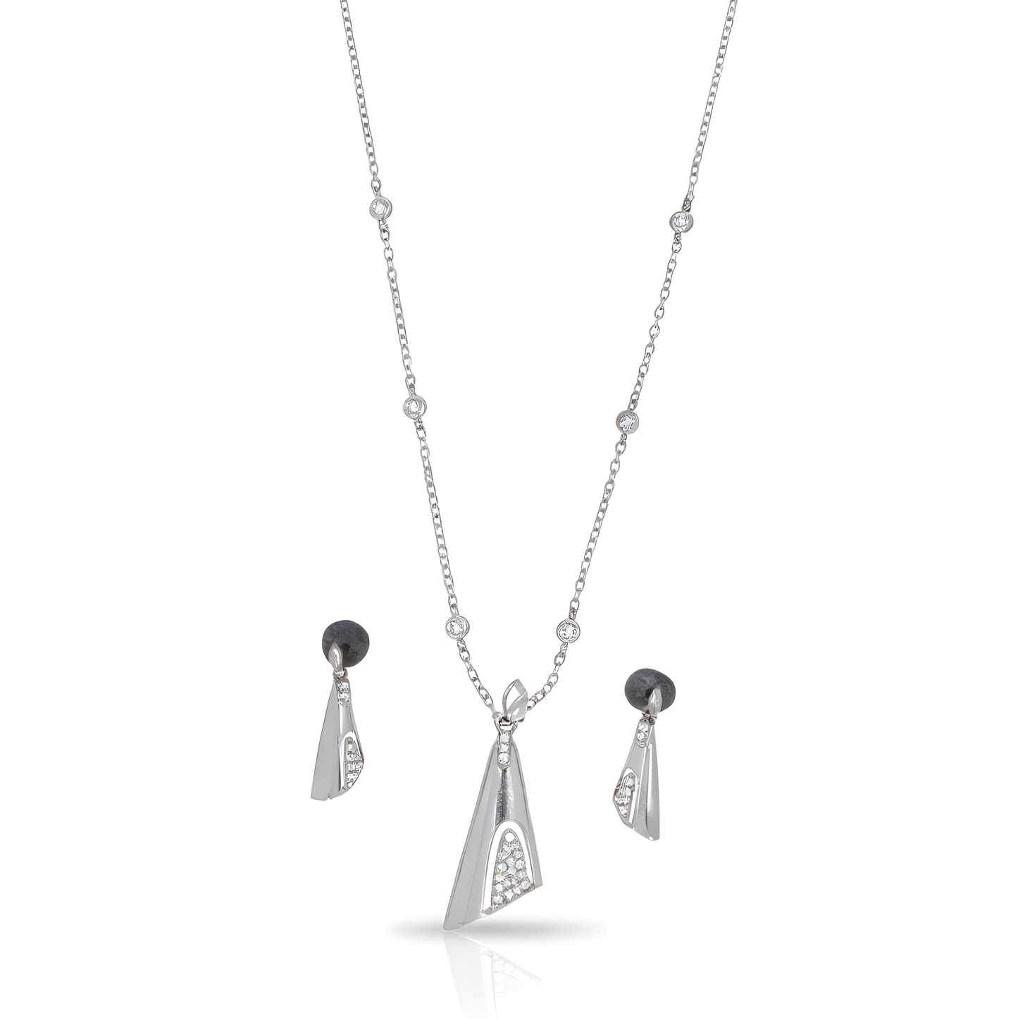 π Stylish Sterling Silver Moissanite Ring | Radiant CZ Accents | Perfect Gift for Women