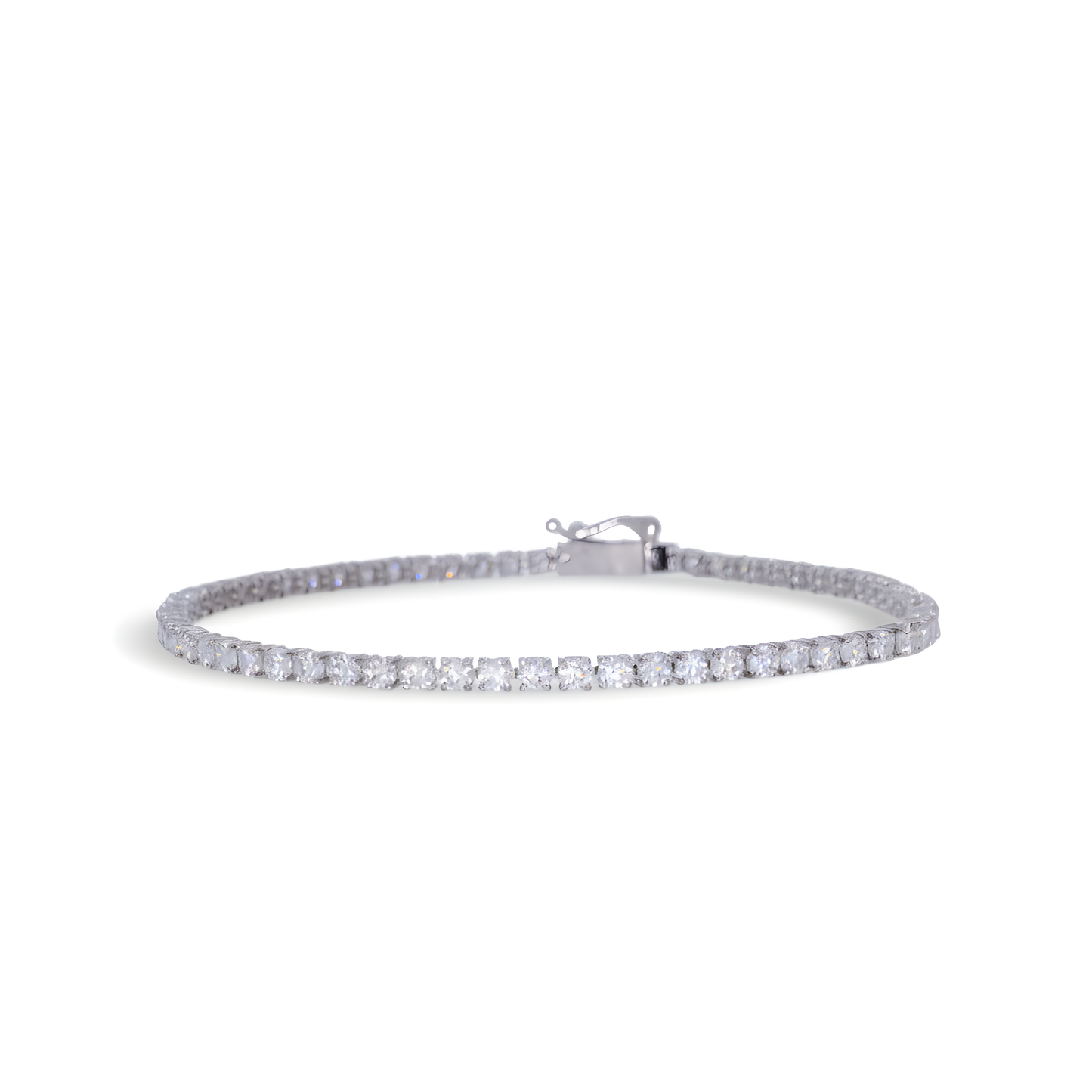 925 Sterling Silver Bracelet with Diamond💎 Brilliance – Elegant, Durable, Tarnish-Resistant Jewelry Gift with 7-Day Return