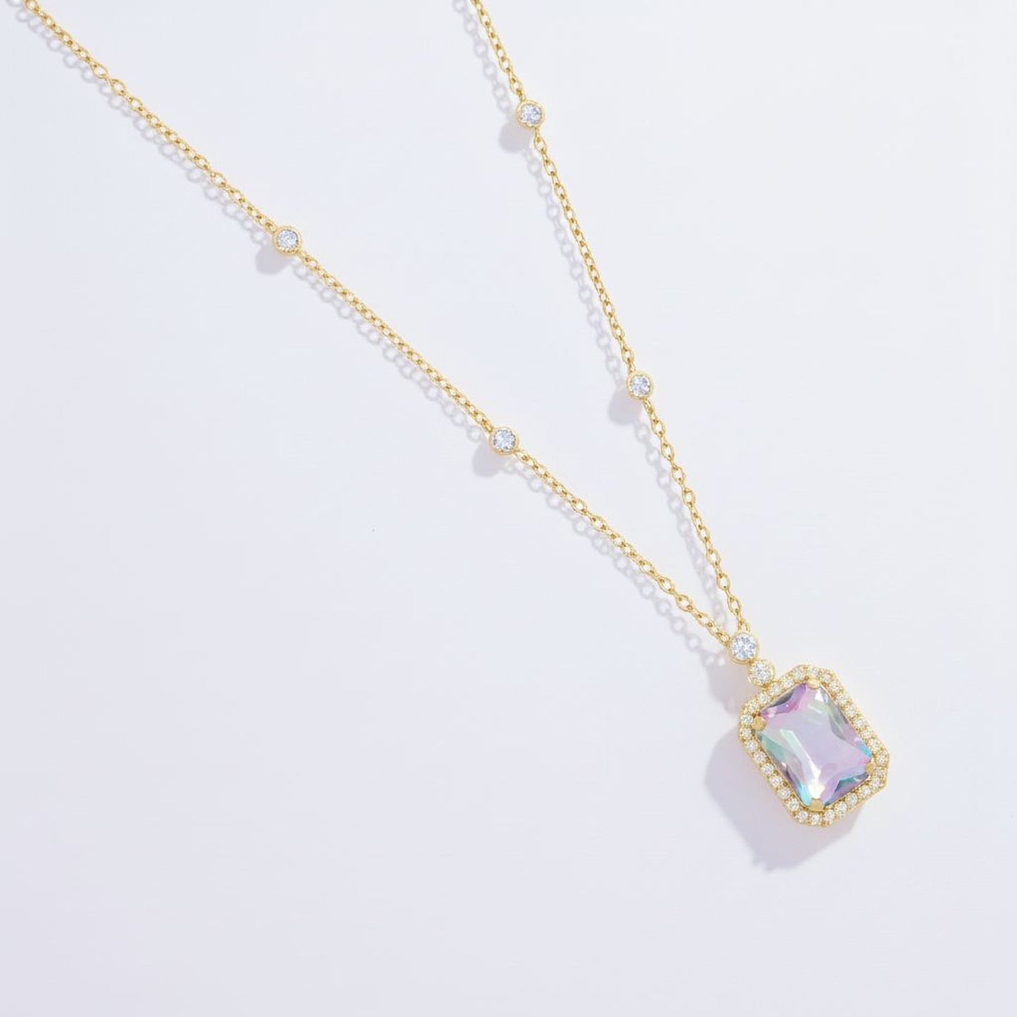 💎 Luxury 5.84 Ct Emerald Cut CVD Diamond Pendant Necklace | Sterling Silver 925 | DEF/VVS–VS Fine Jewelry for Her