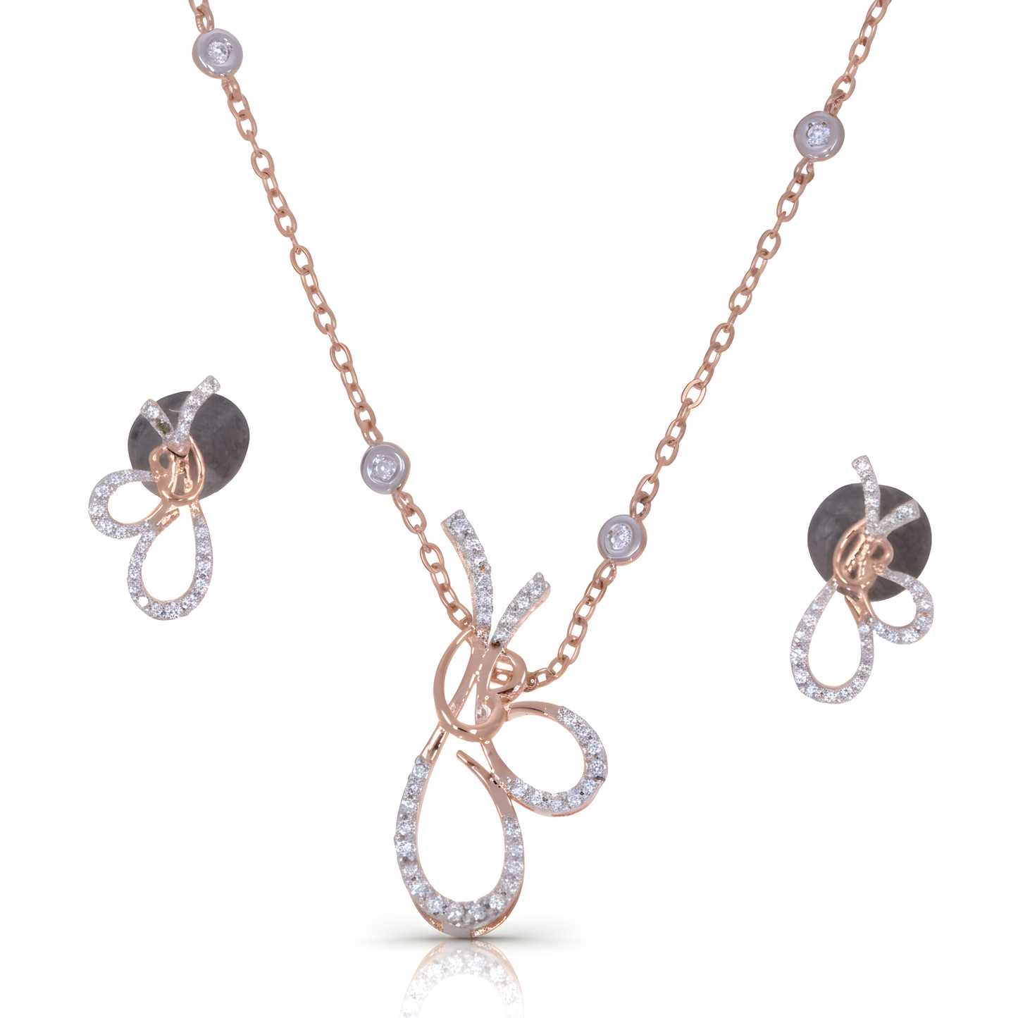 Luxury Moissanite Pendant & Earrings Set | High-Fire DEF VVS–VS Stones