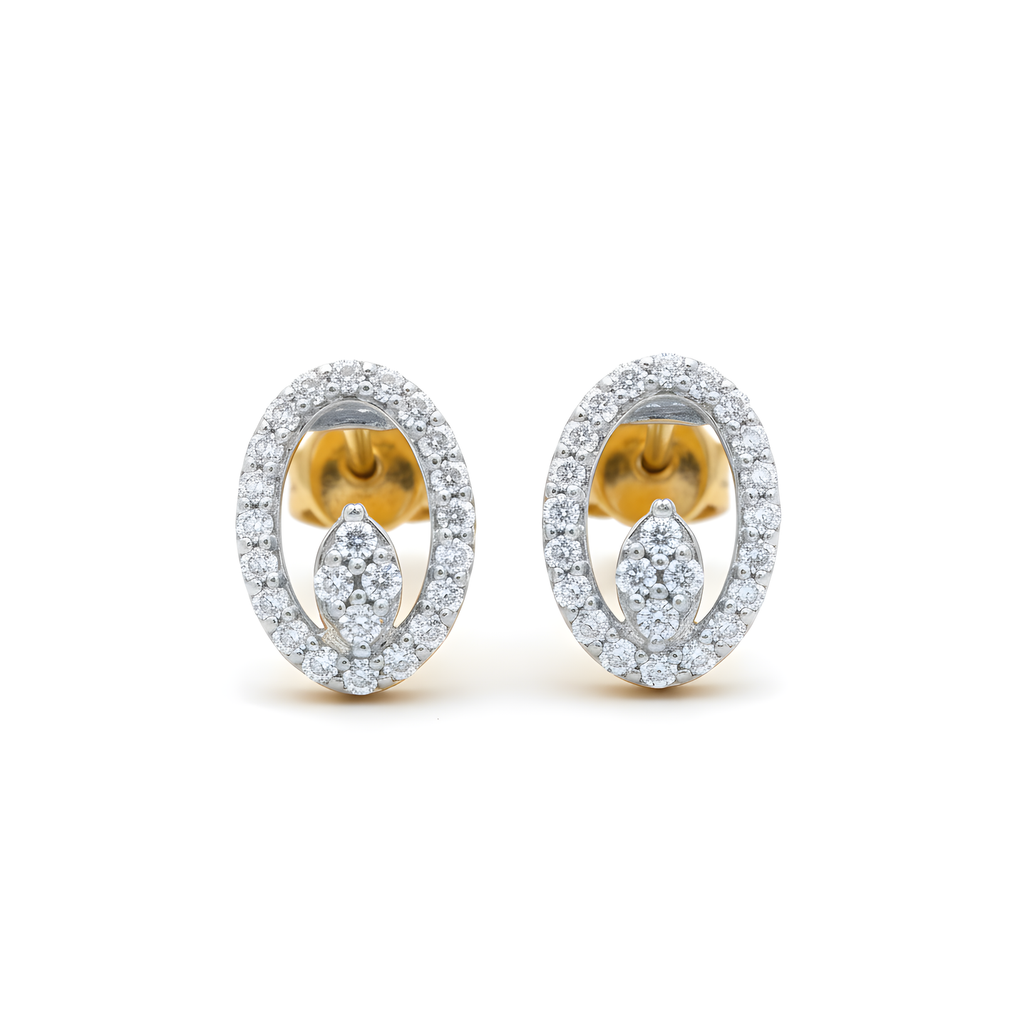 π Stylish Silver Earrings for Women | Radiant Moissanite CZ Sparkle | Lightweight & Elegant