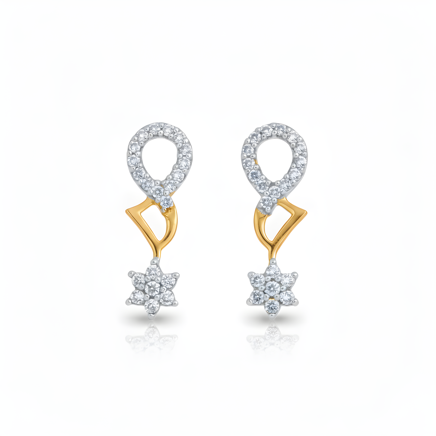 ๐ Silver Earrings for Women | Brilliant Moissanite CZ Sparkle | Perfect for Gifting & Daily Wear