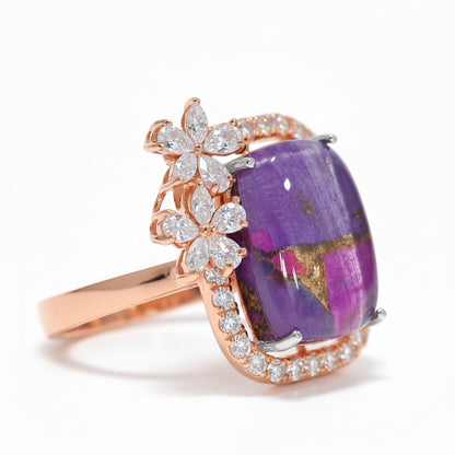 💎 925 Sterling Silver Women’s Ring | 40 CZ, Moissanite & Lab-Grown Diamonds | 1.41 Carats