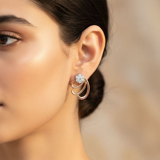 💎 925 Silver Elegant Earrings for Women – Ideal Gift for Anniversaries, Birthdays & Special Moments