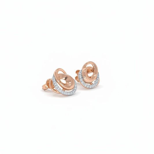 💎 925 Silver Shimmer CVD Diamond Earrings | Perfect for Daily Elegance & Gifting