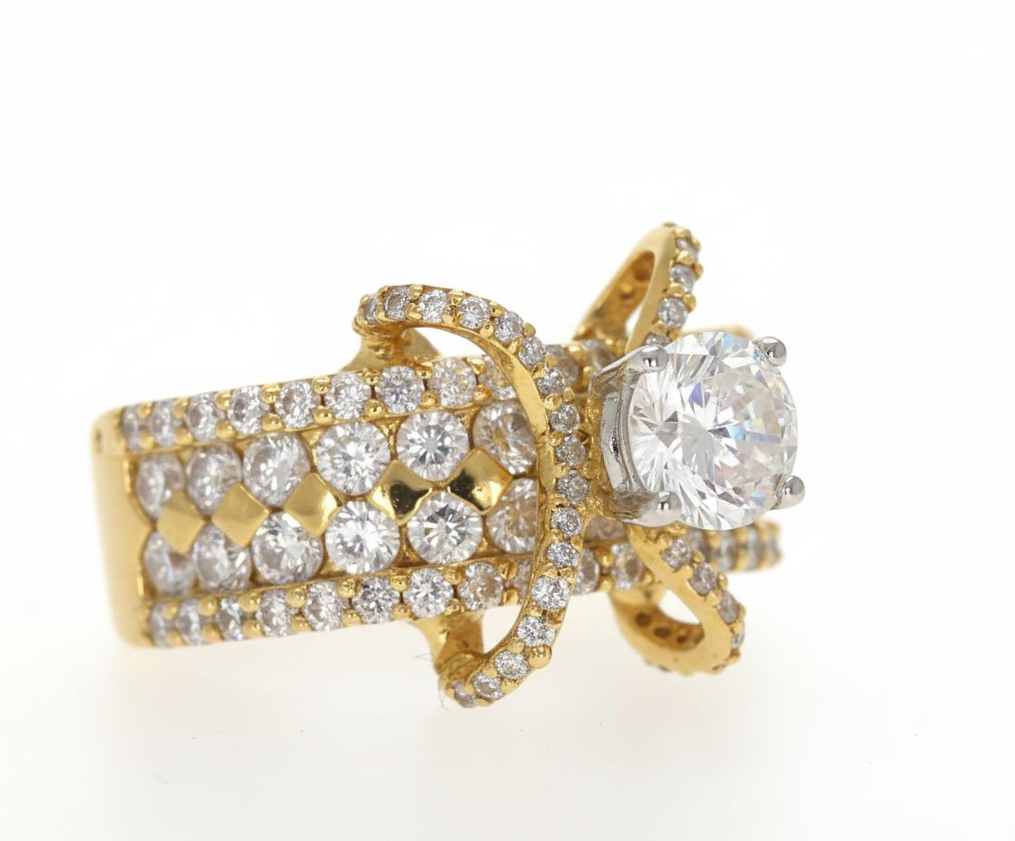 ✨ 925 Silver Diamond Ring | 1.7 Carat Side Diamonds | DEF VVS–VS Quality