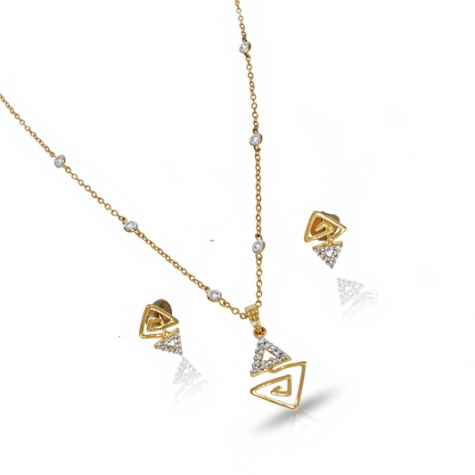 💎 925 Silver Pendant & Earrings Set 0.63 Ct CVD DEF Diamonds | Elegant Dainty Jewelry Gift