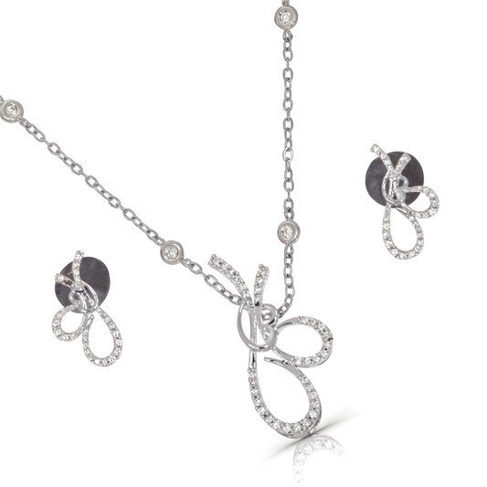 Luxury Moissanite Pendant & Earrings Set | High-Fire DEF VVS–VS Stones