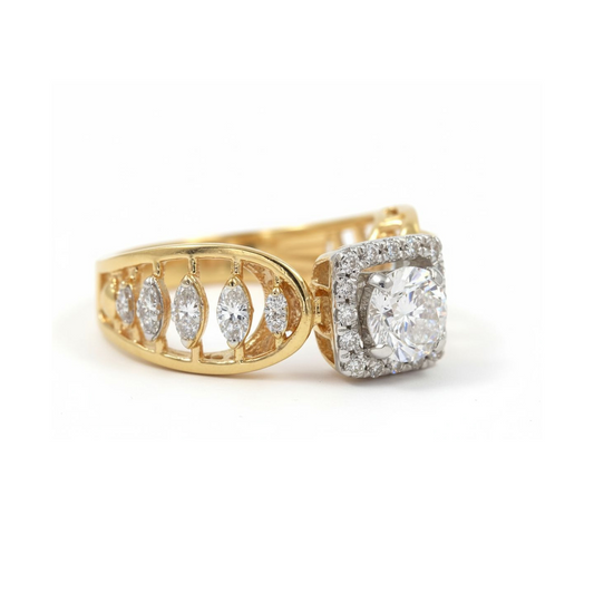 💎 Luxury 1.5 Carat Side Diamond Ring | Sterling Silver | DEF VVS–VS