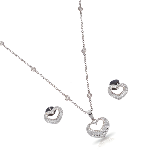 Moissanite Pendant Set with Premium CVD DEF VVS–VS Stones