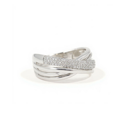 💎 925 Sterling Silver Ring with 0.94 Ct Side Diamonds | High-Grade DEF VVS–VS