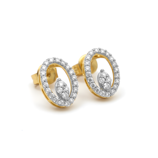 💎 Stylish Silver Earrings for Women | Radiant Moissanite CZ Sparkle | Lightweight & Elegant