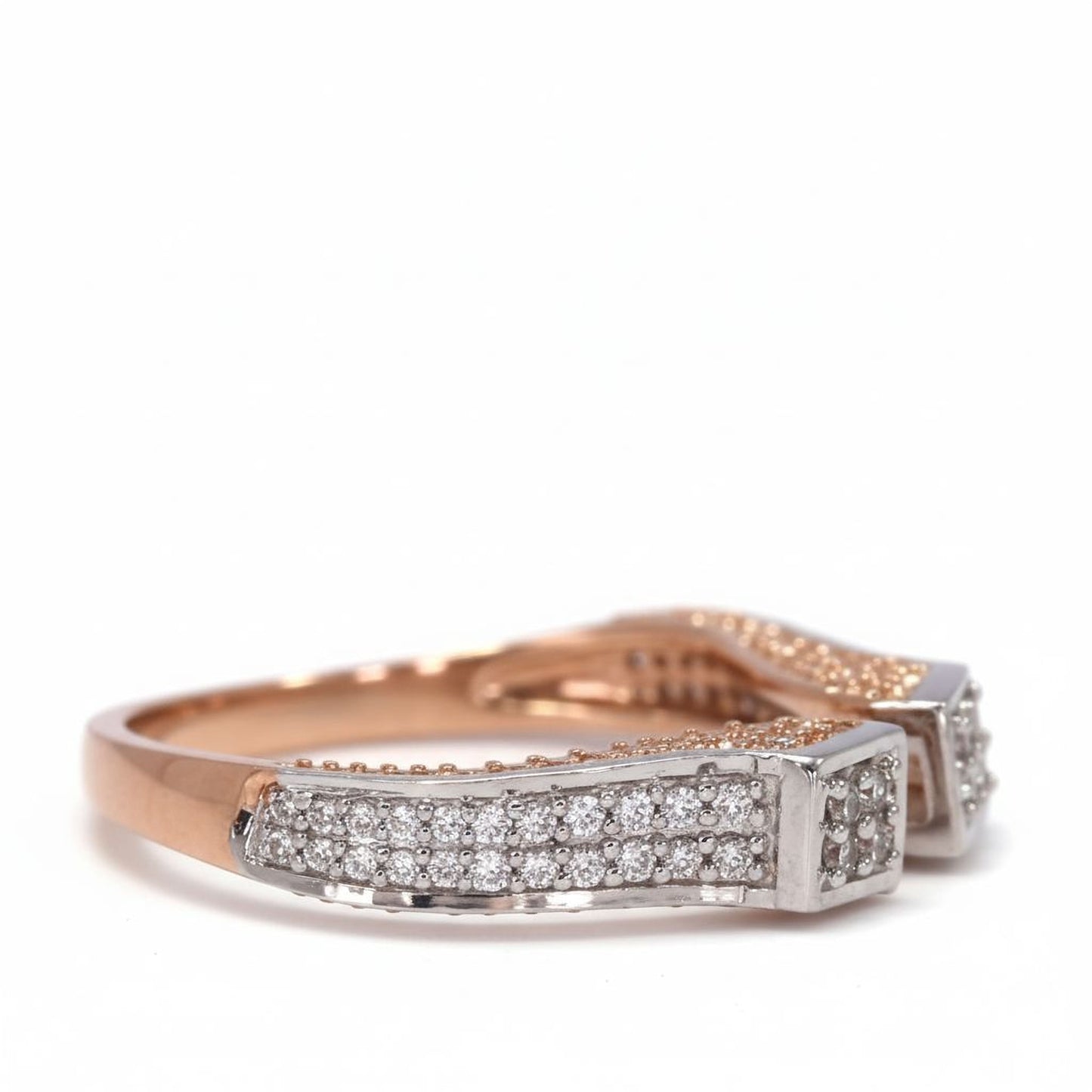 ✨ Premium 925 Silver Ring with 0.60 Ct Side Diamonds | DEF VVS–VS Quality