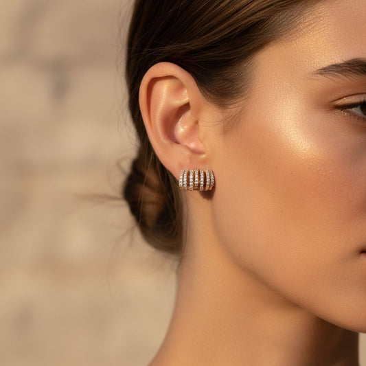 💎 Luxury Sparkling Earrings in 925 Silver | Perfect Gift for Women