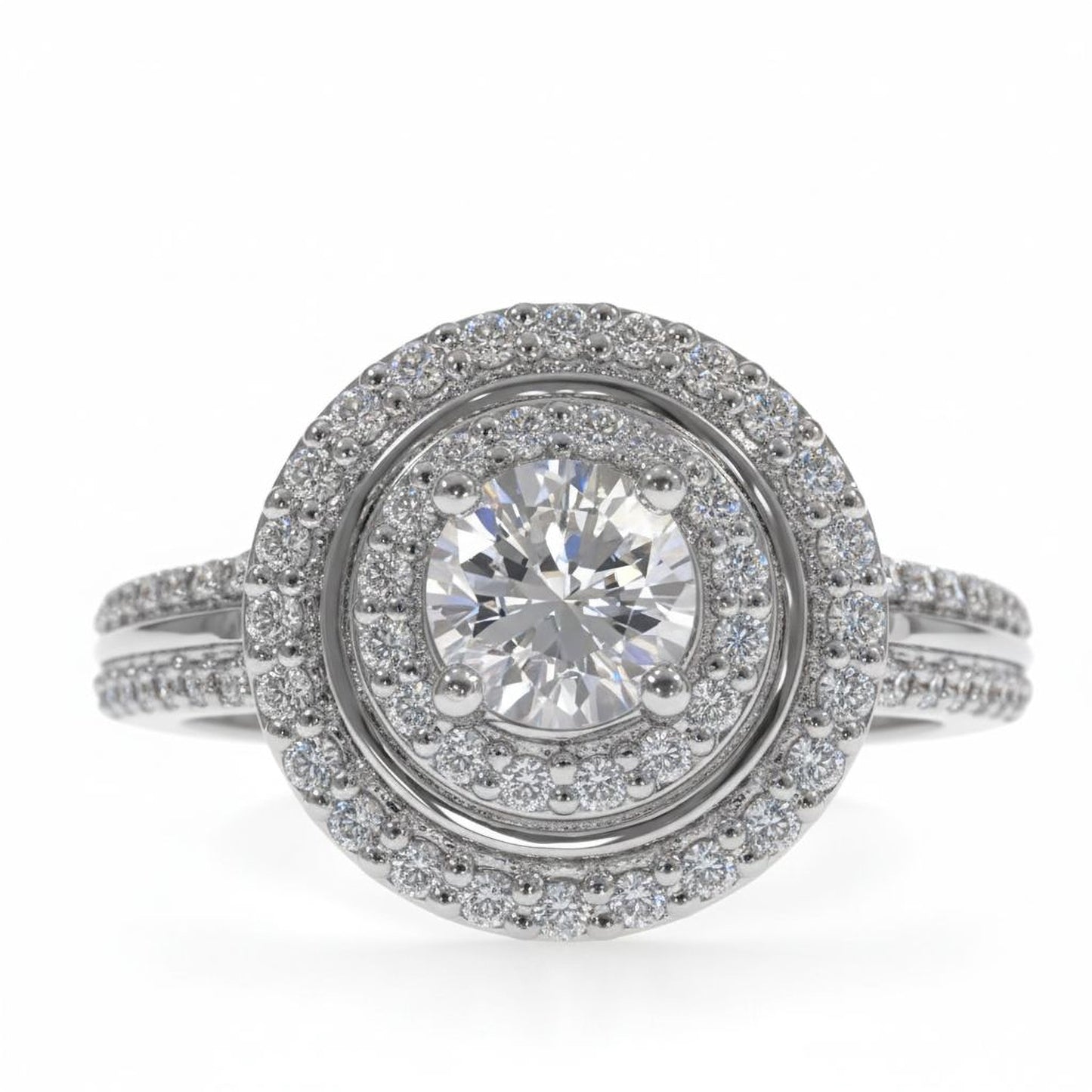 💎 Premium 1.66 Ct Side Diamond Band | 925 Silver | DEF VVS–VS | Perfect Gift for Her