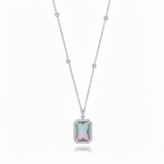 💎 Luxury 5.84 Ct Emerald Cut CVD Diamond Pendant Necklace | Sterling Silver 925 | DEF/VVS–VS Fine Jewelry for Her