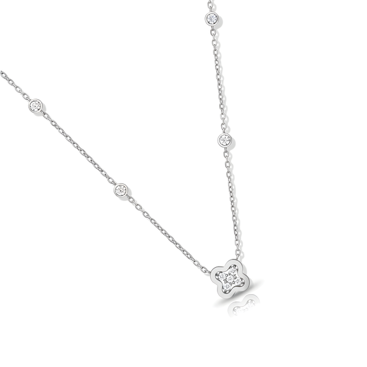 💎 Luxury 1.17 Ct CVD Diamond Mother of Pearl Necklace | Sterling Silver 925 | DEF/VVS–VS | Fine Jewelry for Women