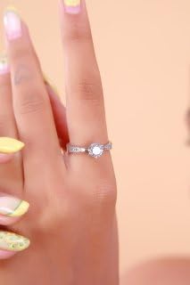 925 Sterling Silver Ring  | Round Shape | Elegant & Timeless Design