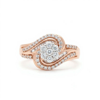 💎 Elegant 925 Sterling Silver Diamond Ring | Timeless Sparkle & Luxury for Women