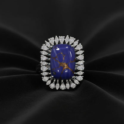 💎 Elegant 925 Silver Ring | CZ, Moissanite & Lab-Grown Stones – 1.25 Ct Women’s Jewelry