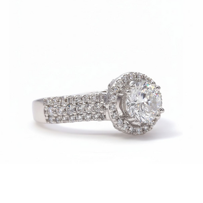 💎 Elegant 925 Silver Diamond Ring | Sparkling Women’s Jewelry ✨