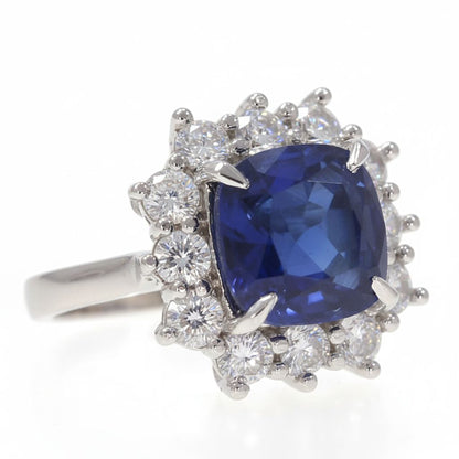 ✨ Elegant 1.2 Ct Side Diamond & Blue Hydro Ring | 925 Sterling Silver | DEF VVS–VS