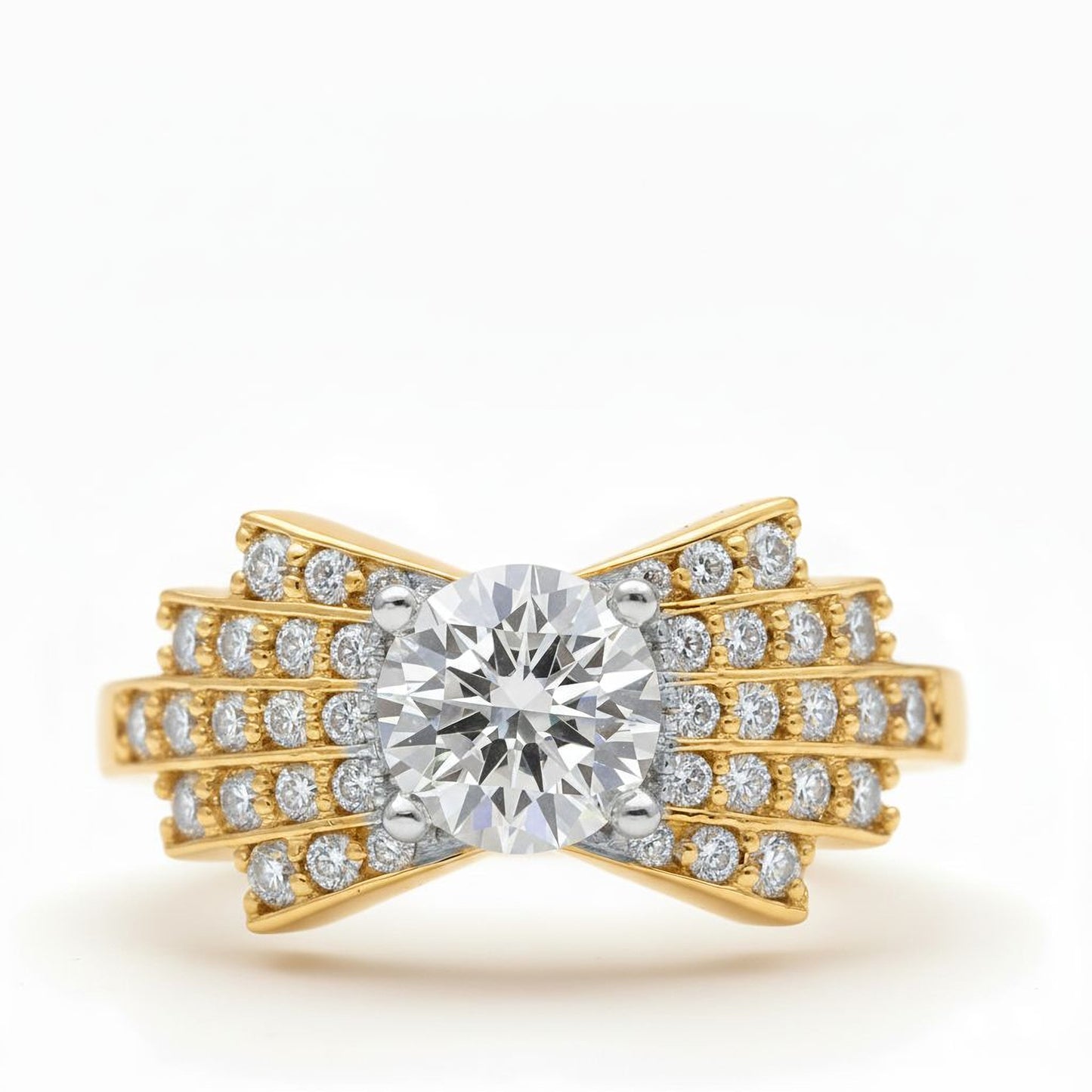 ✨ Premium 925 Silver Diamond Ring | 1.51 Ct Side Diamonds | DEF VVS–VS Quality