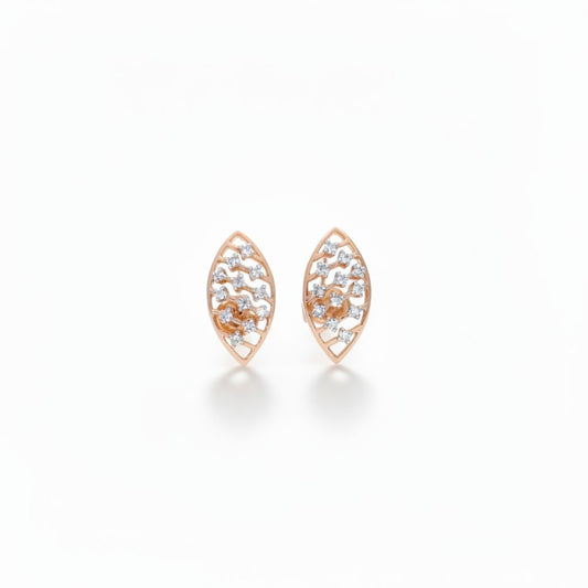 💎925 Silver CVD Diamond Earrings | Delicate Sparkle for Daily Wear