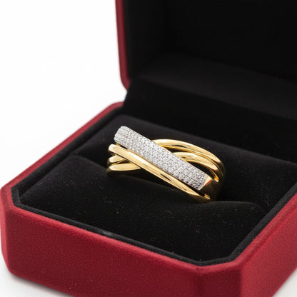 💎 925 Sterling Silver Ring with 0.94 Ct Side Diamonds | High-Grade DEF VVS–VS