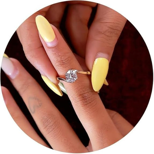 925 Silver Ring Round Shape | Elegant & Timeless Design