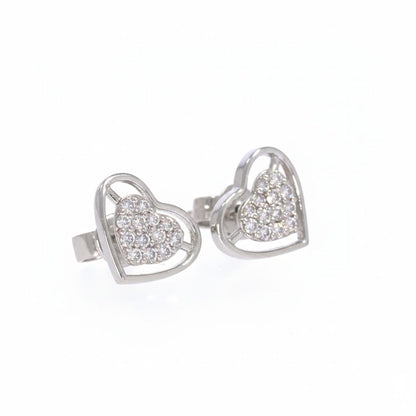 Elegant 925 Silver CVD Diamond Earrings | Minimal Sparkle Gift Jewelry
