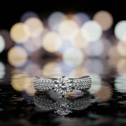 💎 925 Sterling Silver Ring | Brilliant 2ct Diamond Shine