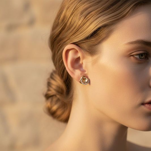 💎 925 Silver Shimmer CVD Diamond Earrings | Perfect for Daily Elegance & Gifting