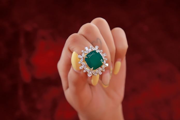 925 Sterling Silver Ring | Round, Marquise & Pear Shape | Elegant & Timeless Design