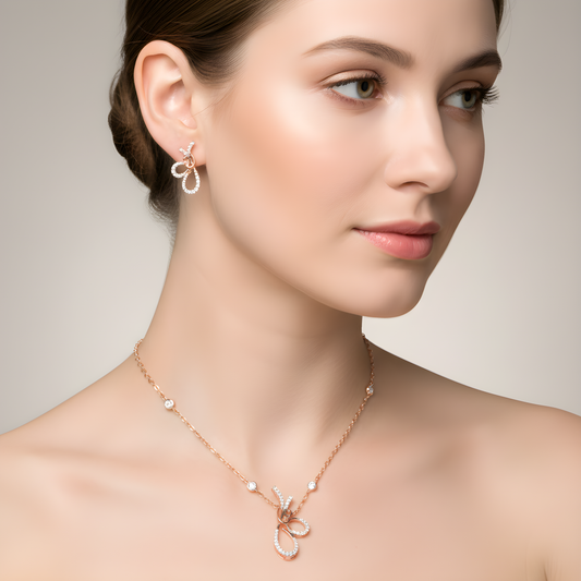Luxury Moissanite Pendant & Earrings Set | High-Fire DEF VVS–VS Stones
