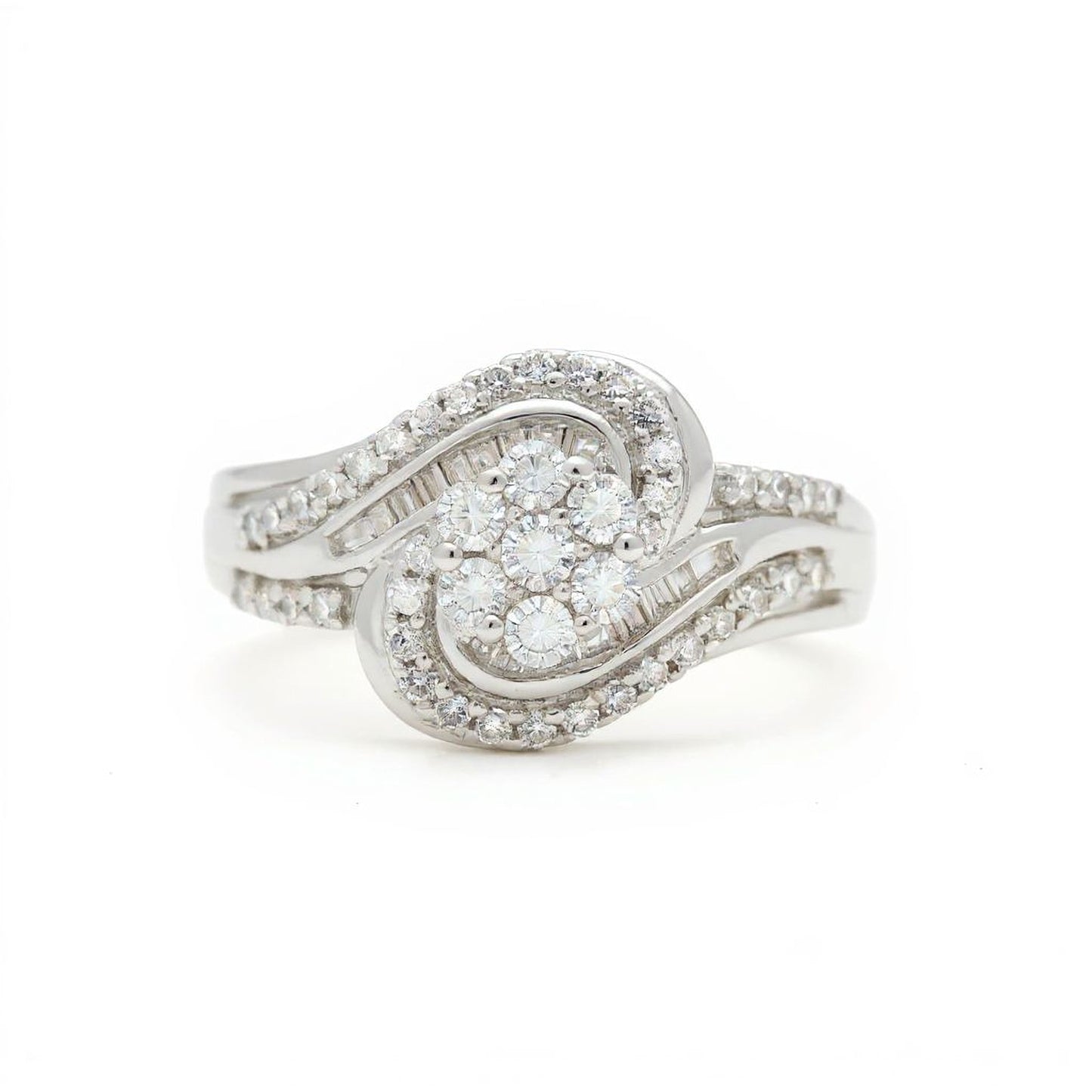 💎 Elegant 925 Sterling Silver Diamond Ring | Timeless Sparkle & Luxury for Women