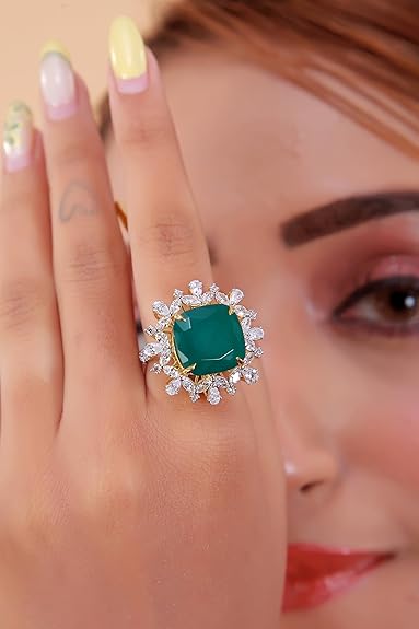 925 Sterling Silver Ring | Round, Marquise & Pear Shape | Elegant & Timeless Design