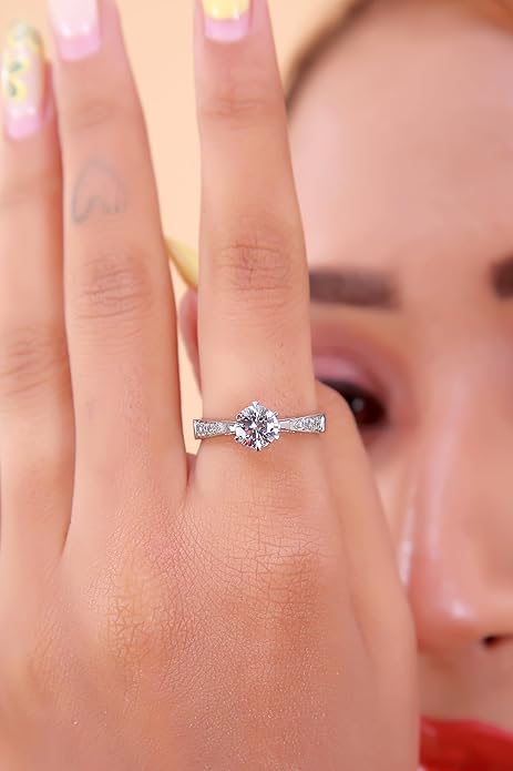 925 Sterling Silver Ring  | Round Shape | Elegant & Timeless Design