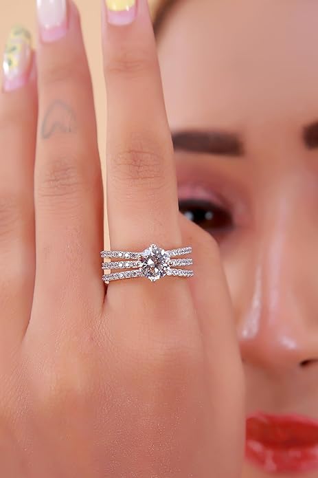 925 Silver Ring | Round Shape | Elegant & Timeless Design