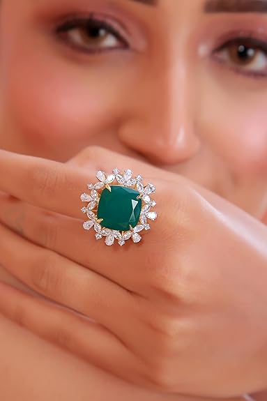 925 Sterling Silver Ring | Round, Marquise & Pear Shape | Elegant & Timeless Design