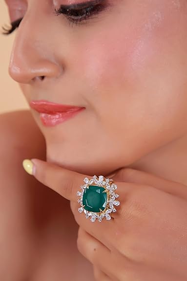 925 Sterling Silver Ring | Round, Marquise & Pear Shape | Elegant & Timeless Design