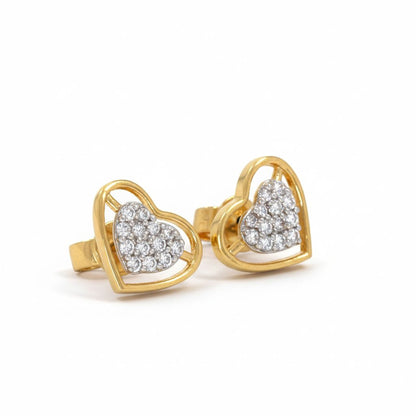 Elegant 925 Silver CVD Diamond Earrings | Minimal Sparkle Gift Jewelry