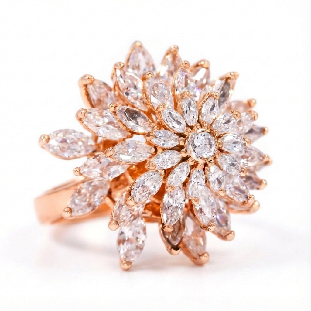 💎 Elegant 3.5 Carat Side Diamond Ring | 925 Silver | DEF VVS–VS