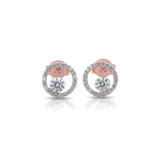 Elegant 925 Silver Earrings with 58 Natural Diamonds (0.74 Ct) – Timeless Sparkle, Premium Women’s Jewelry for Everyday Wear & Special Occasions