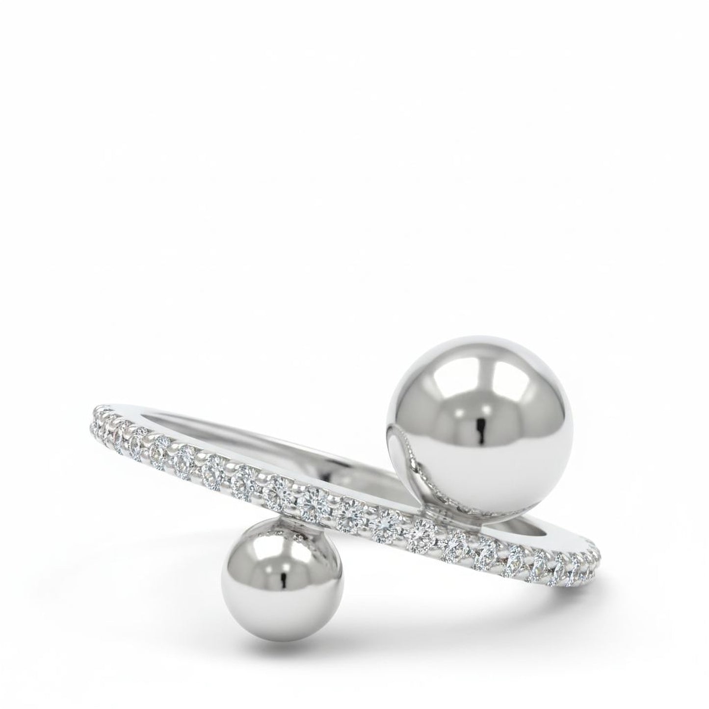 ✨ Stylish 925 Sterling Silver Side Diamond Ring | Premium Shine