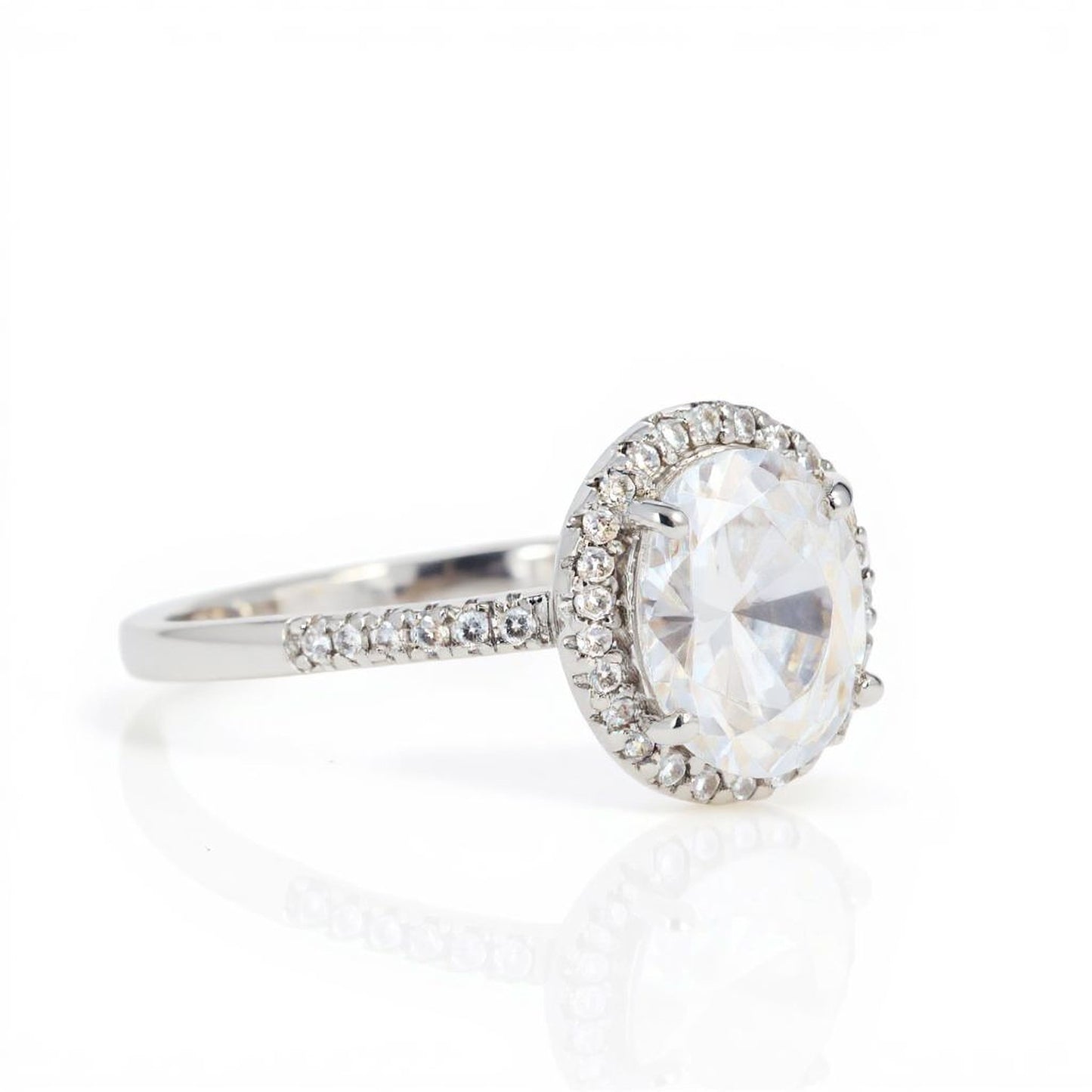 💎 925 Sterling Silver Diamond Ring | Elegant Women’s Jewelry